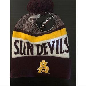 ASU Pom Pom Beanie